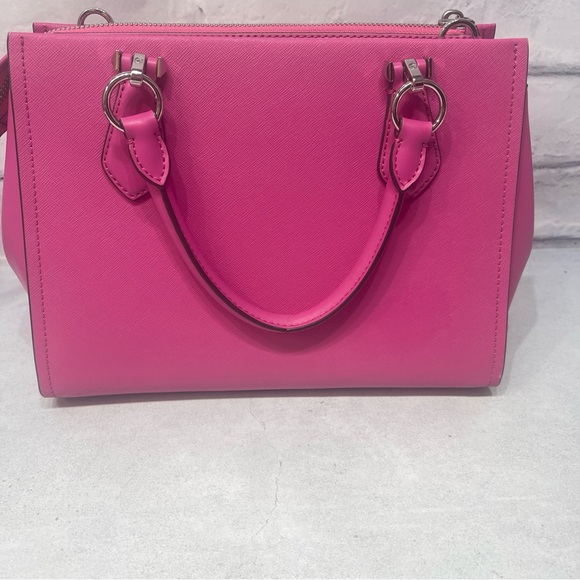 Michael Kors Marilyn Satchel Bag and Wallet Set Cerise - Picture 4 of 8